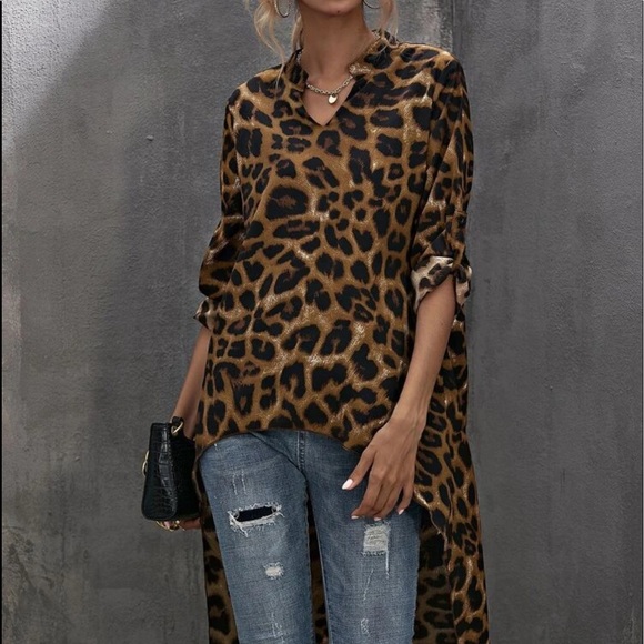Tops - Super cute woman high low blouse